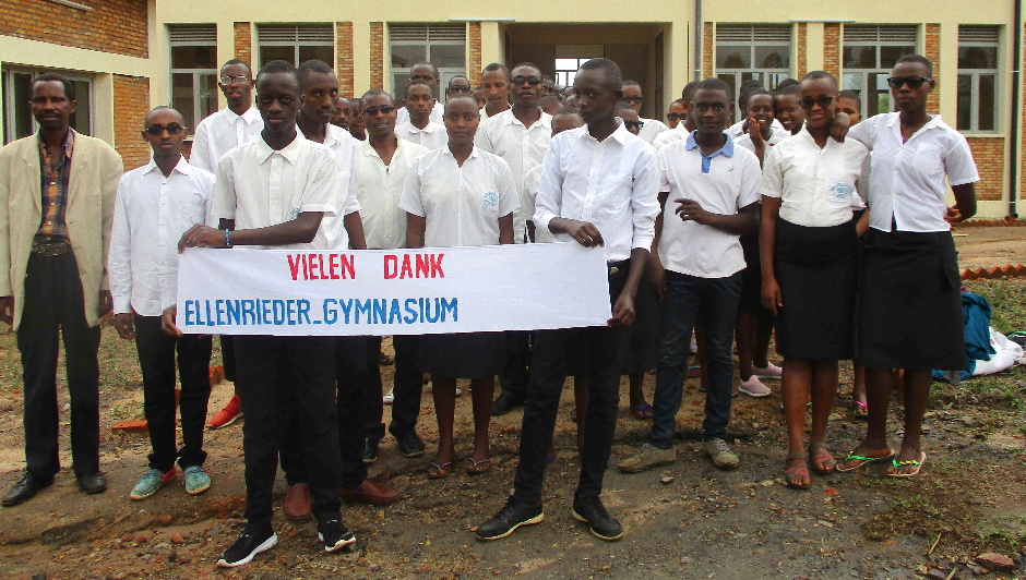Unsere Partnerschule in Burundi bedankt sich für die diesjährige Spende