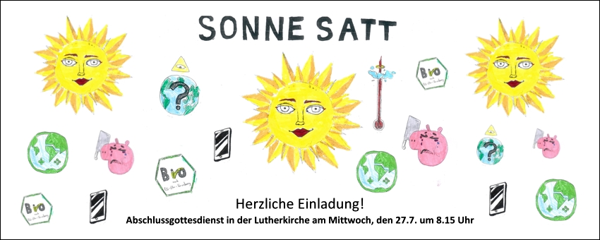 Schulgottesdienst: "Sonne satt"