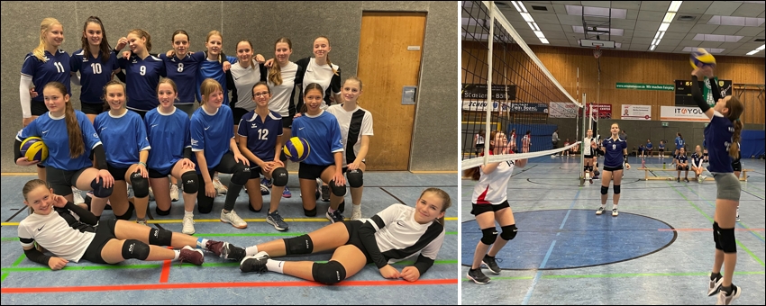 Volleyball-Mädchen erfolgreich bei