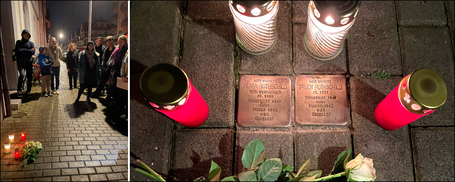 Nachbericht zur Stolperstein-Mahnwache